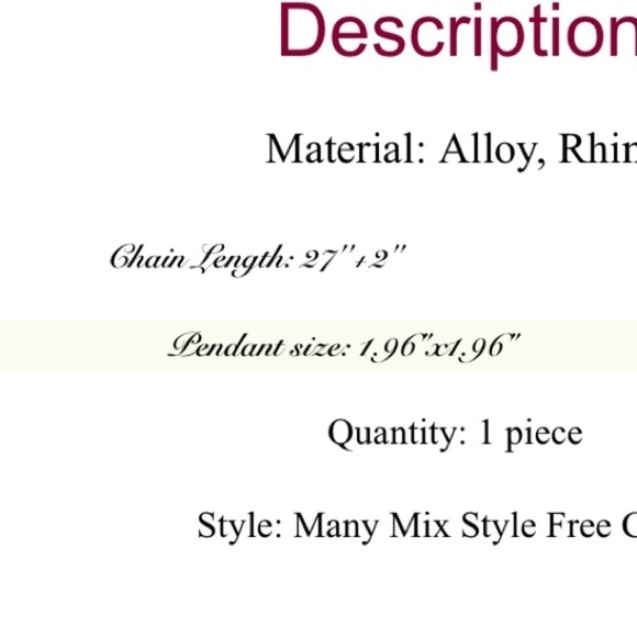 BETSEY JOHNSON BEAUTIFUL PINK CRYSTAL AND ALLOY LOCK AND KEY NECKLACE - Picture 3 of 3